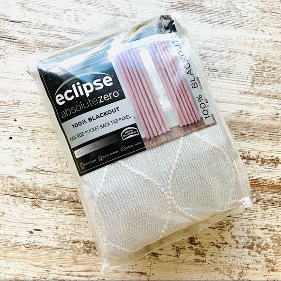 RED BARREL STUDIO Gosse Max Blackout Curtain Panel White 50 x 95 NEW NIP - Picture 3 of 8